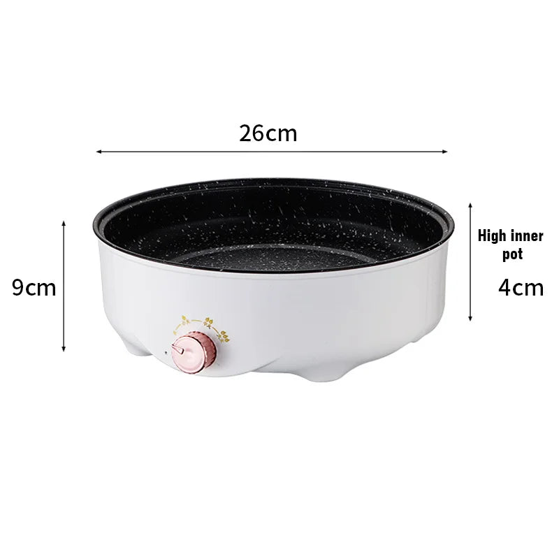 Electric MultiCooker 220V Househould Barbecue Electric Frying Pan Fish Omelette Fried Steak Non-stick Cooking Machine Frying Pan