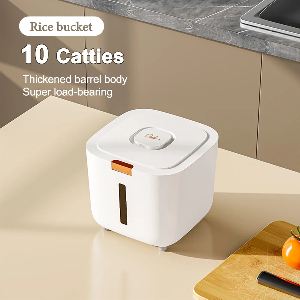 Boîte de riz anti-insectes et anti-humidité 5/10 kg avec couvercle