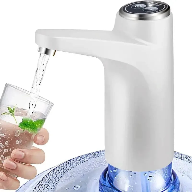 Portable Water Dispenser with USB Charging-Automatic Electric Pump Suitable for Home, Office, and Outdoor Use, 5-gallon