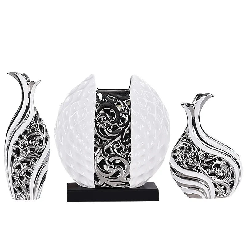 European‑Inspired Handcrafted Porcelain Vase | Wedding & Room Decor