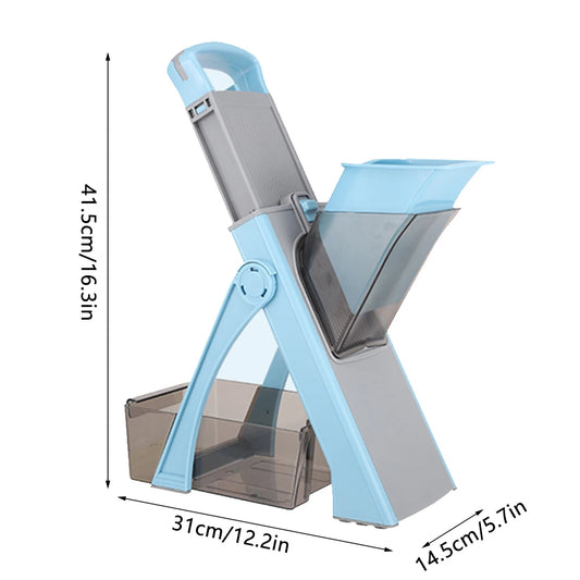 Vegetable Slicer Vegetable Chopper with 4 Modes