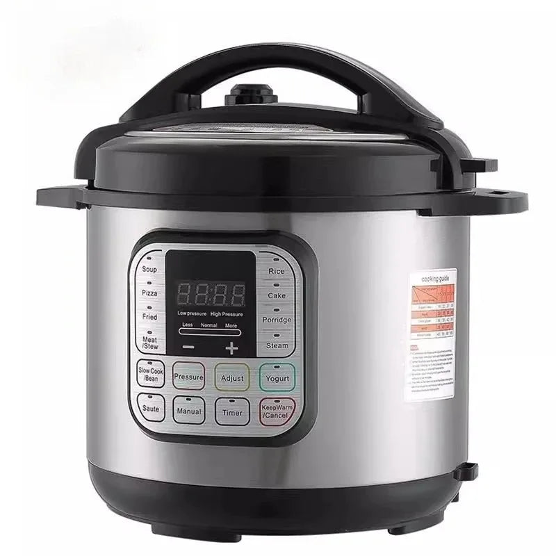 Multifunction Non-stick Pot Timed 6L Electric Pressure Cooker Cooking Intelligent Rice Soup Porridge Heating Cooking Appliances