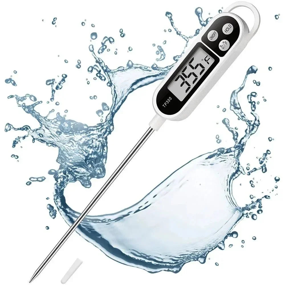 Digital Kitchen Water Oil Thermometer for Meat Cooking Food Thermometer TP300, Food Probe, Electronic Oven, BBQ, and Other Kitchen Appliances