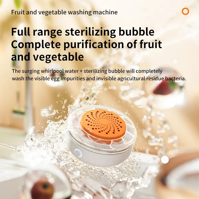 Machine à laver les fruits et légumes portable, machine à laver les fruits et légumes ménagers, machine de nettoyage des aliments entièrement automatique