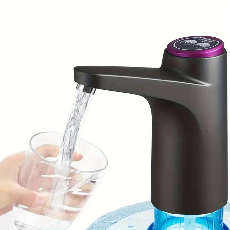 Portable Water Dispenser with USB Charging-Automatic Electric Pump Suitable for Home, Office, and Outdoor Use, 5-gallon