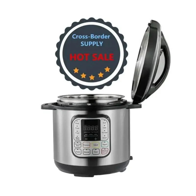 Multifunction Non-stick Pot Timed 6L Electric Pressure Cooker Cooking Intelligent Rice Soup Porridge Heating Cooking Appliances