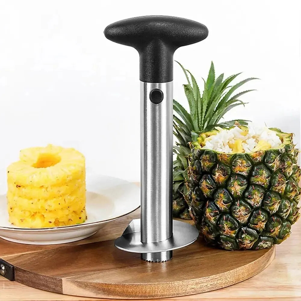 1PCS Pineapple Peeler, Pineapple Corer, Fruit Slicer, Simple Slicer, Peeler, and Kitchen Gadget Delivery Made Simple with Spot Stainless Steel
