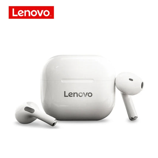 Lenovo LP40 TWS Wireless Bluetooth Earbuds – Touch Control Stereo Headphones for Android Phones, Ideal for Sports and Daily Use