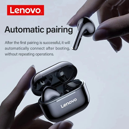 Lenovo LP40 TWS Wireless Bluetooth Earbuds – Touch Control Stereo Headphones for Android Phones, Ideal for Sports and Daily Use