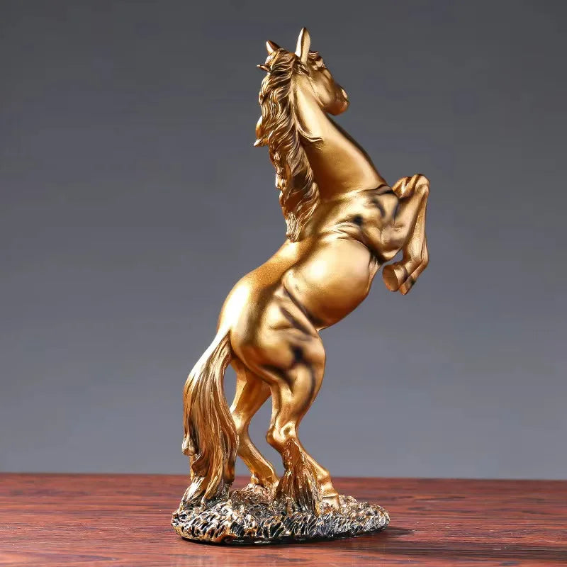 Home Horse Statue European Style Living Room Cabinet,Office Desktop Decoration  Animal Figurines