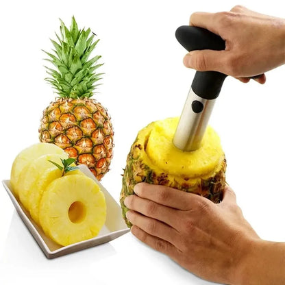 1PCS Pineapple Peeler, Pineapple Corer, Fruit Slicer, Simple Slicer, Peeler, and Kitchen Gadget Delivery Made Simple with Spot Stainless Steel
