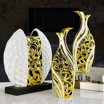 European‑Inspired Handcrafted Porcelain Vase | Wedding & Room Decor