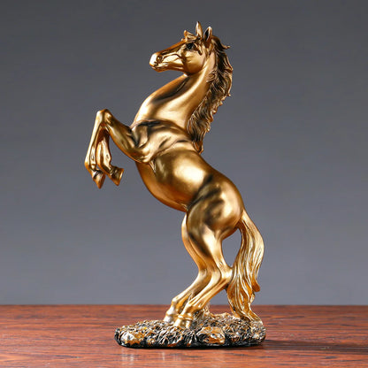 Home Horse Statue European Style Living Room Cabinet,Office Desktop Decoration  Animal Figurines