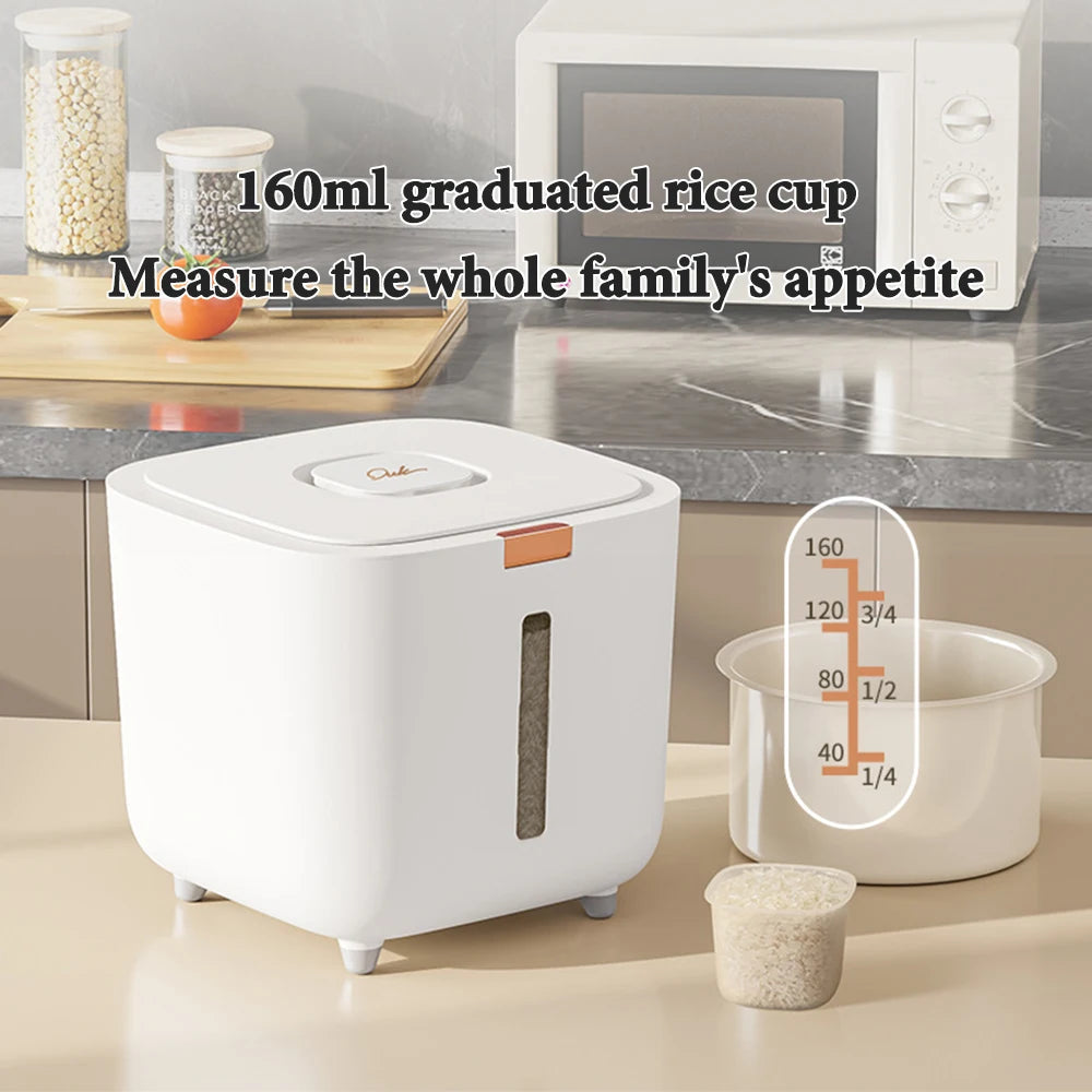 Boîte de riz anti-insectes et anti-humidité 5/10 kg avec couvercle