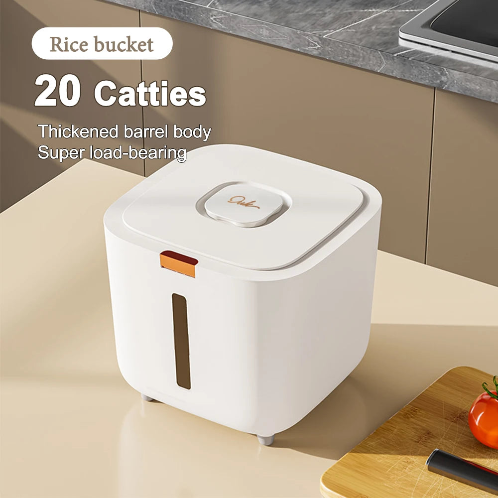 Boîte de riz anti-insectes et anti-humidité 5/10 kg avec couvercle