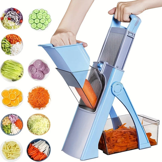 Vegetable Slicer Vegetable Chopper with 4 Modes