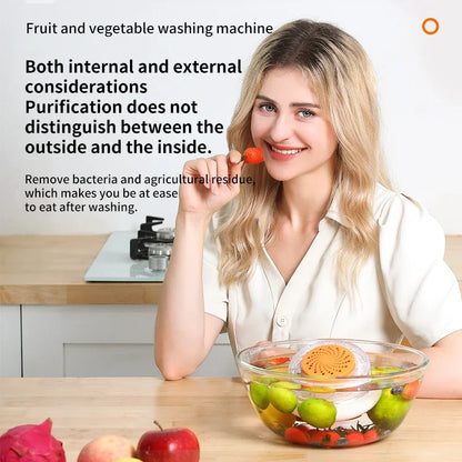 Machine à laver les fruits et légumes portable, machine à laver les fruits et légumes ménagers, machine de nettoyage des aliments entièrement automatique
