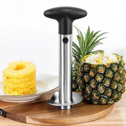 1PCS Pineapple Peeler, Pineapple Corer, Fruit Slicer, Simple Slicer, Peeler, and Kitchen Gadget Delivery Made Simple with Spot Stainless Steel