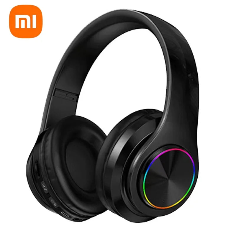 Wireless Bluetooth Headphones Xiaomi 2025, stereo sound with noise reduction microphone.